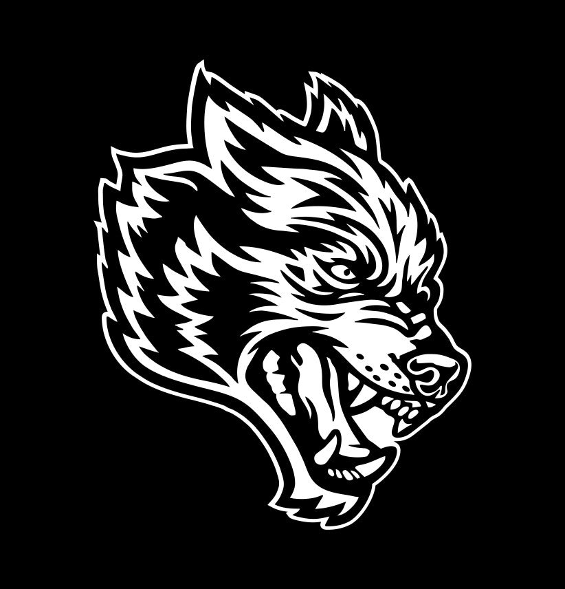 Wolf decal