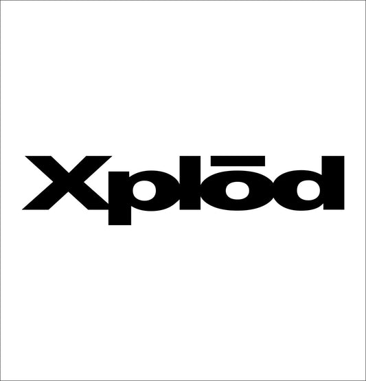 Xplod decal, sticker 