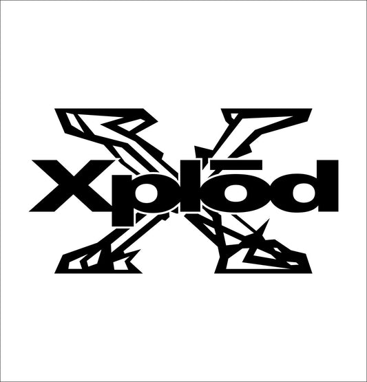 Xplod decal, sticker B
