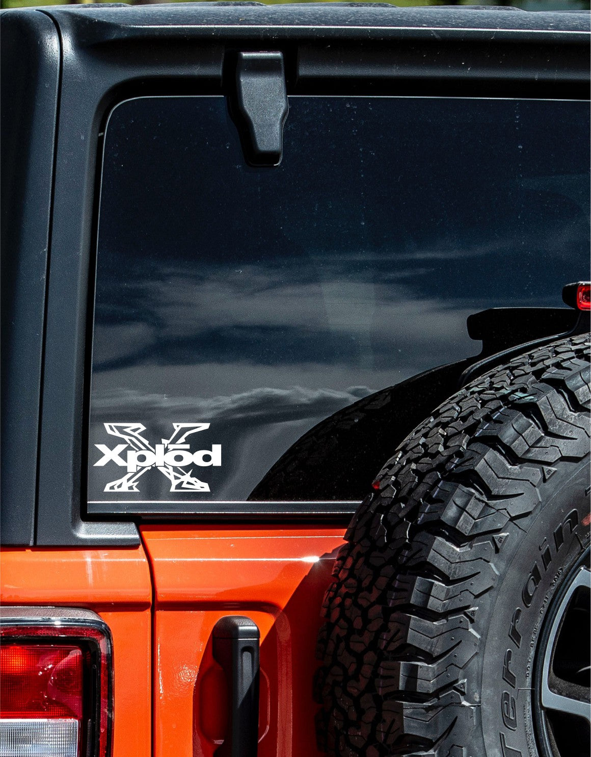 Xplod decal, sticker B