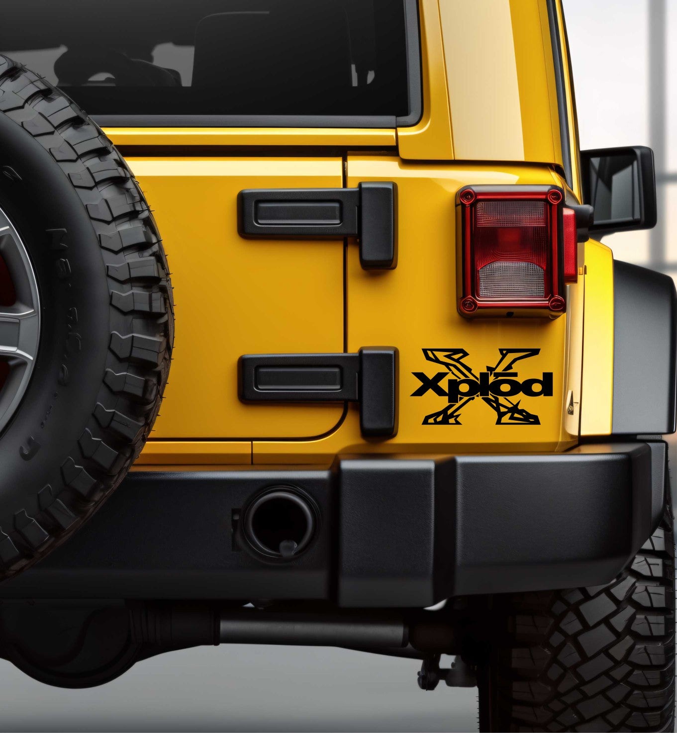 Xplod decal, sticker B