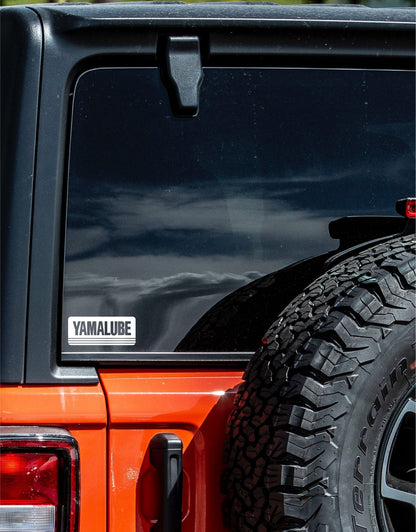 Yamalube decal, sticker