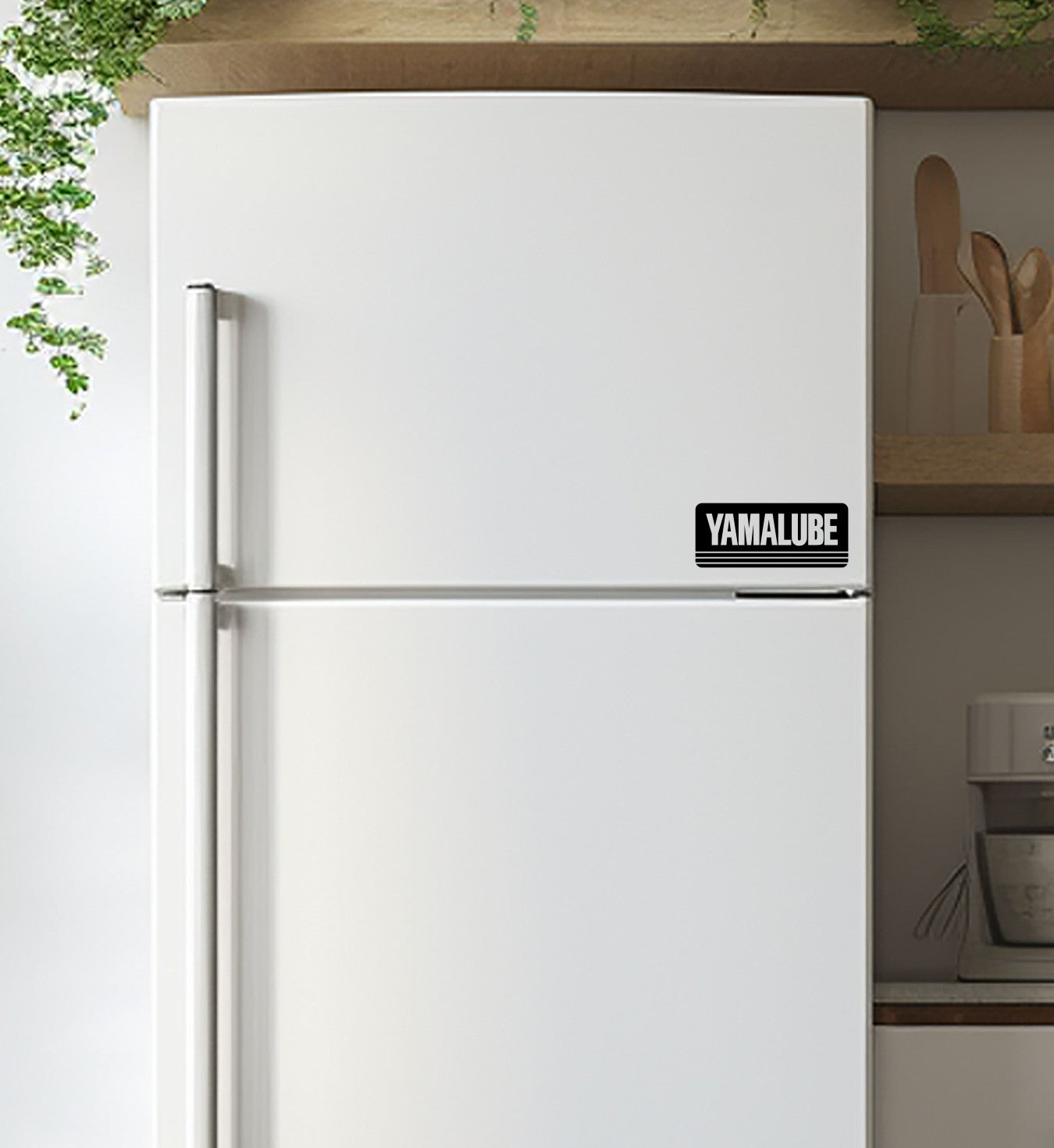 Yamalube decal, sticker