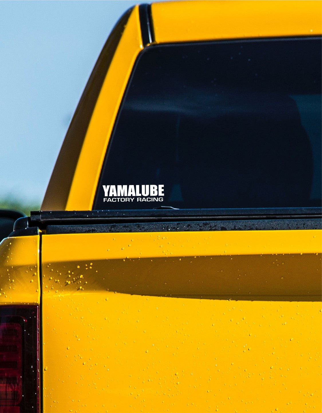 Yamalube Factory Racing decal, sticker