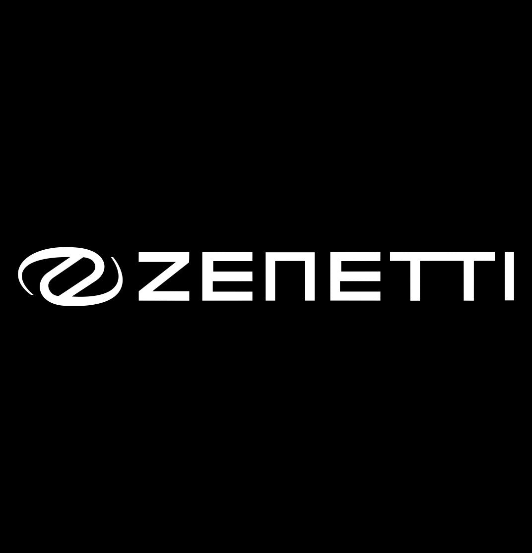 Zenetti decal, sticker