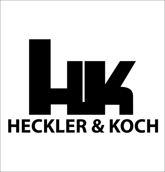 Heckler and Koch decal, sticker, firearm decal