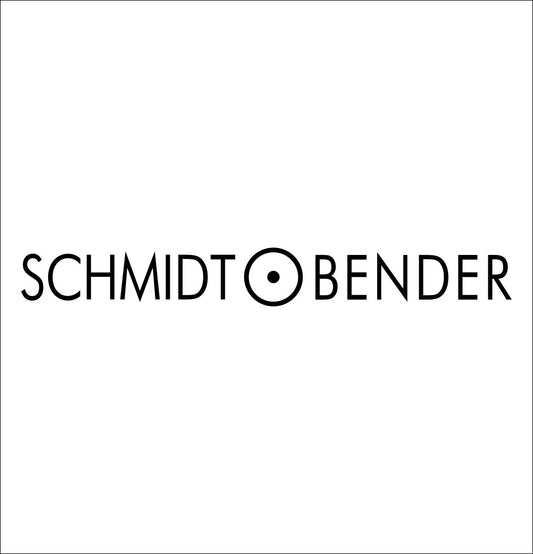 Schmidt Bender decal, sticker, firearm decal