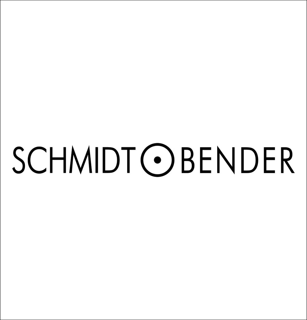 Schmidt Bender decal, sticker, firearm decal