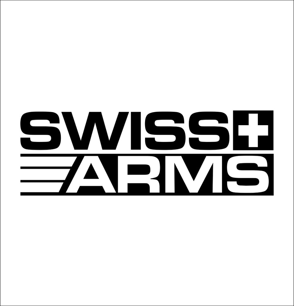 Swiss Arms decal, sticker, firearm decal