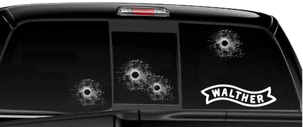 Walther decal, sticker, firearm decal