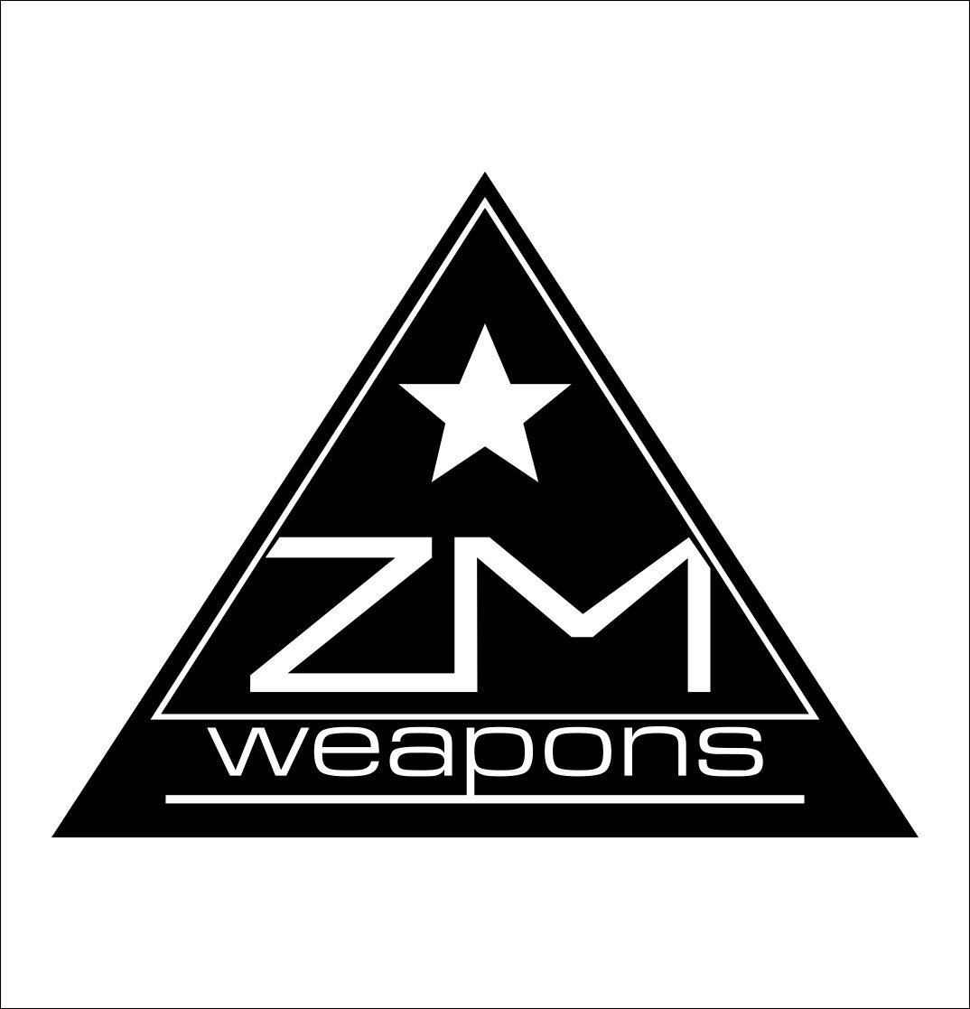 ZM Weapons decal, sticker, firearm decal