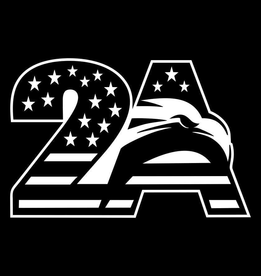 2nd Amendment Vinyl Decal – ANY SIZE – Car Window Sticker – Made In USA