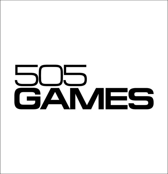 505 Games decal, video game decal, sticker, car decal