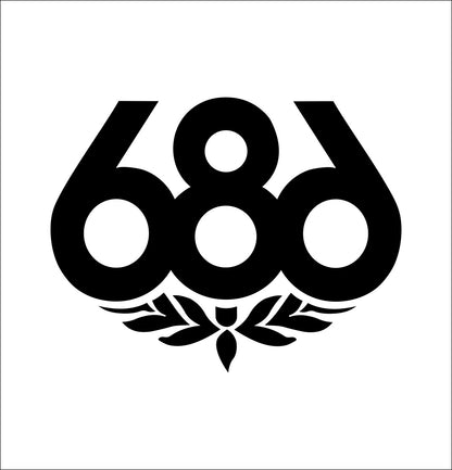 686 Apparel decal, ski snowboard decal, car decal sticker