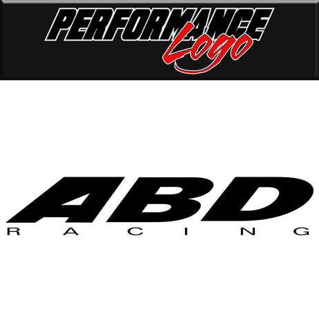 abd racing performance logo car decal sticker- North 49 Decals