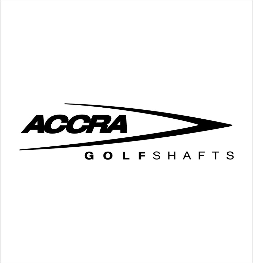 Accra Shafts decal, golf decal, car decal sticker
