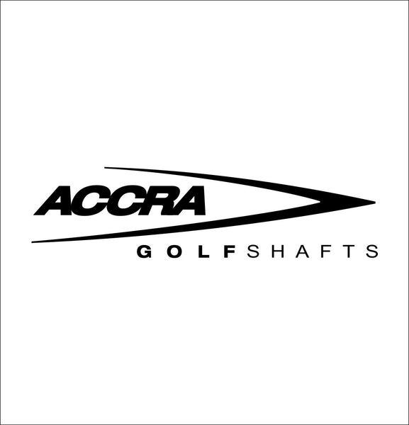 Accra Shafts decal, golf decal, car decal sticker