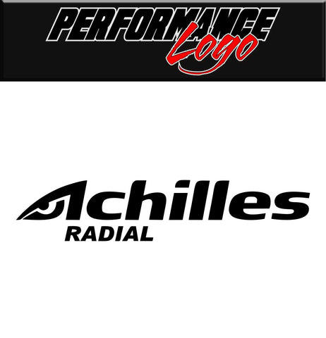 Achilles decal, performance decal, sticker