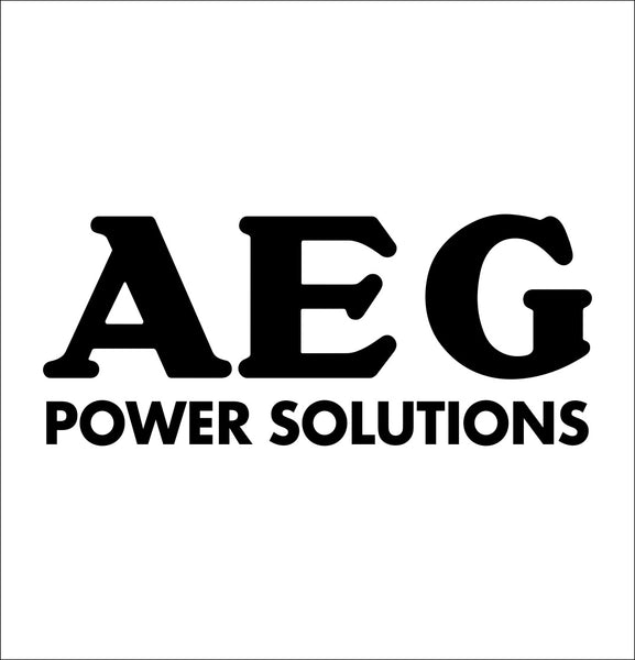 AEG power tools decal, car decal sticker