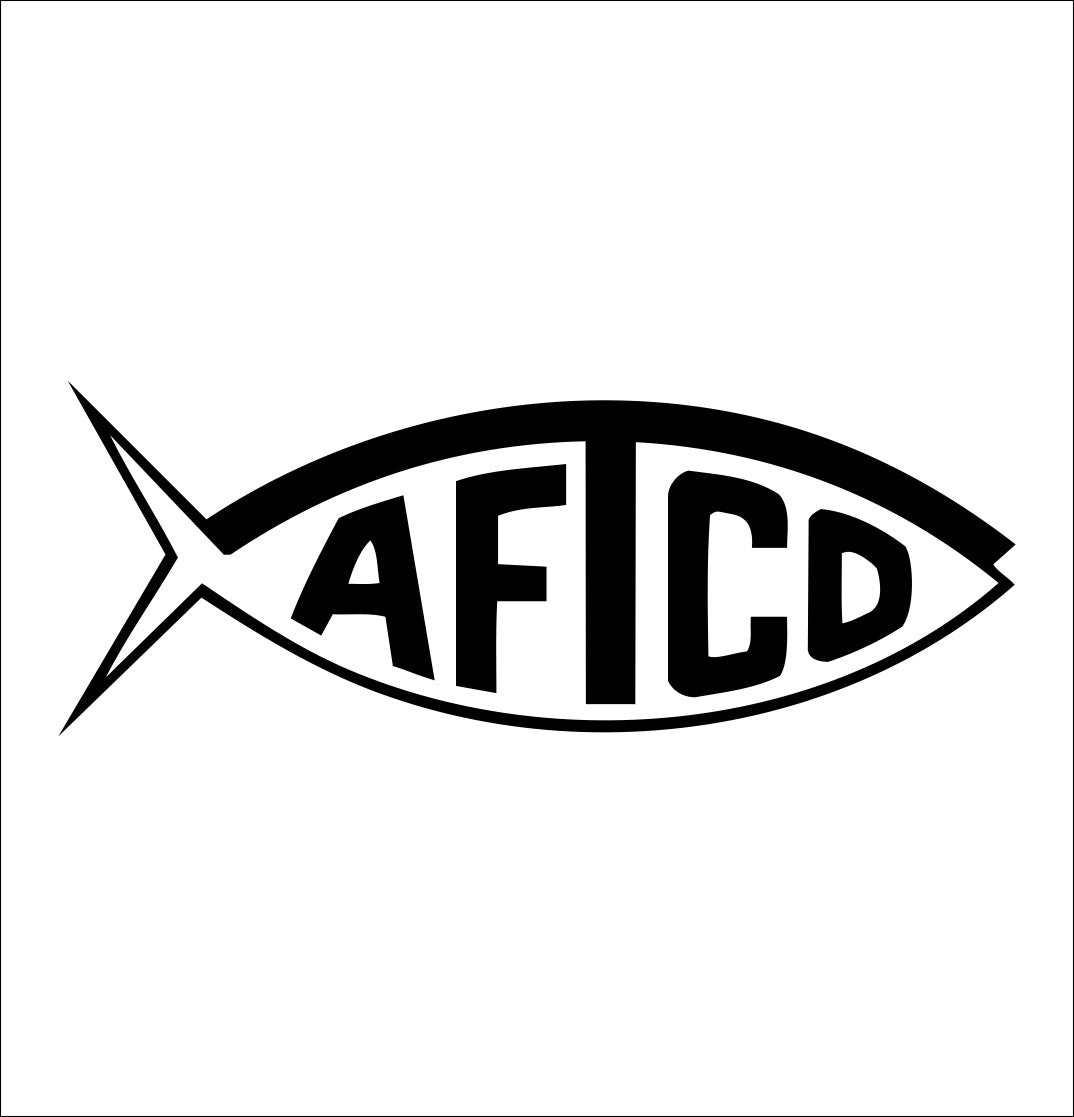 AFTCO decal, sticker, hunting fishing decal, car sticker