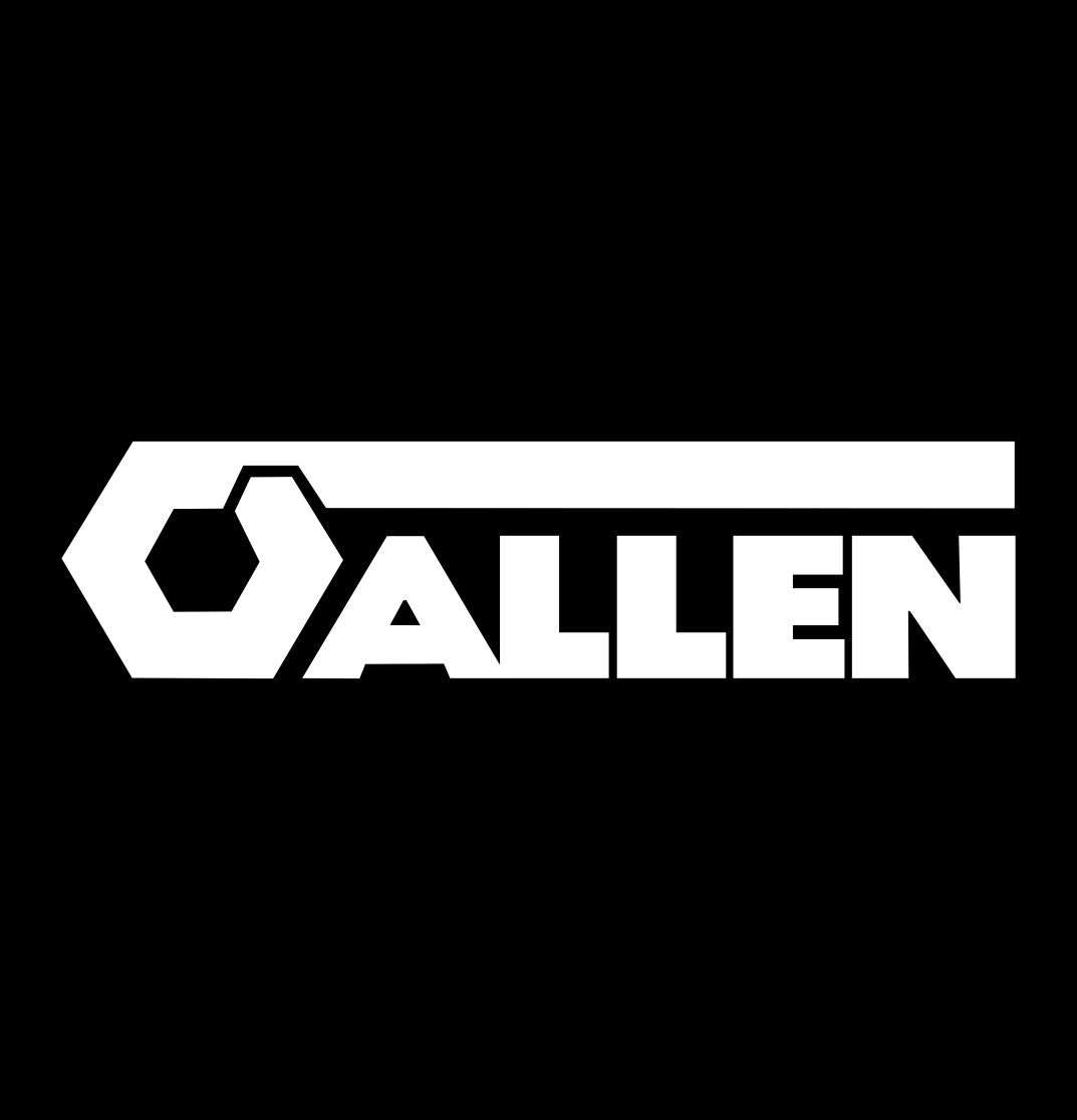 allen tools decal, car decal sticker