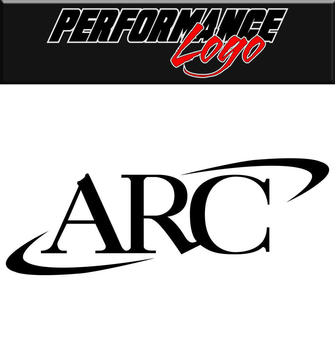 ARC decal, sticker, performance car decal, sticker