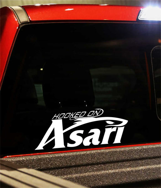Asari Lures decal, car decal, fishing sticker
