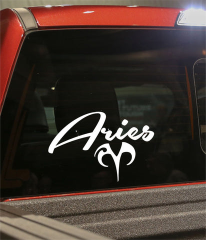 aries 1 zodiac decal - North 49 Decals