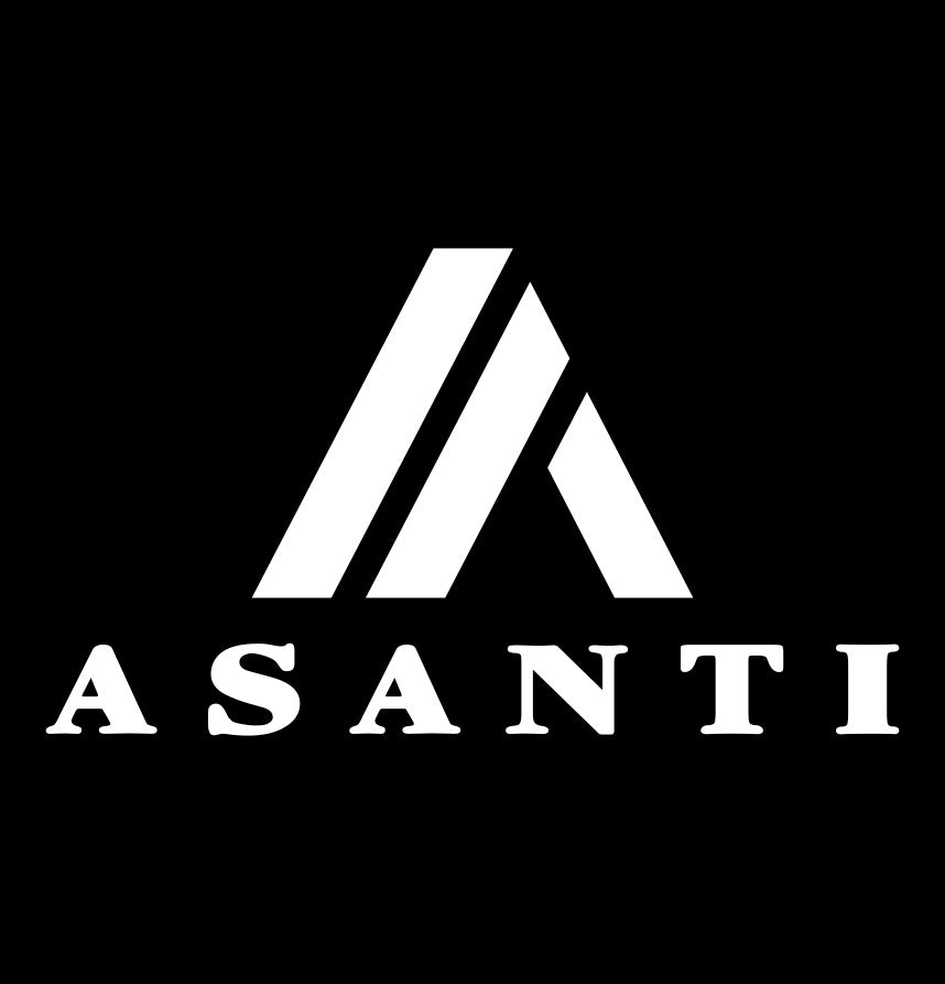 Asanti Wheels decal, sticker, performance car decal, sticker