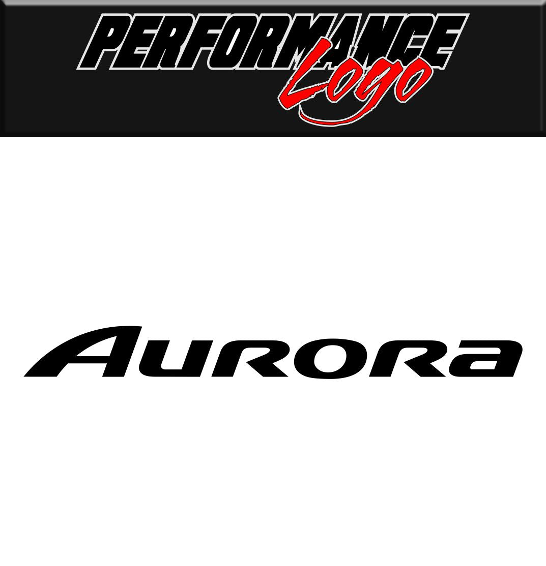 Aurora tires decal, sticker, car decal, sticker