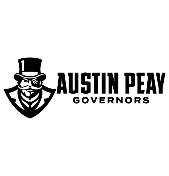 Austin peay governors decal, car decal sticker, college football