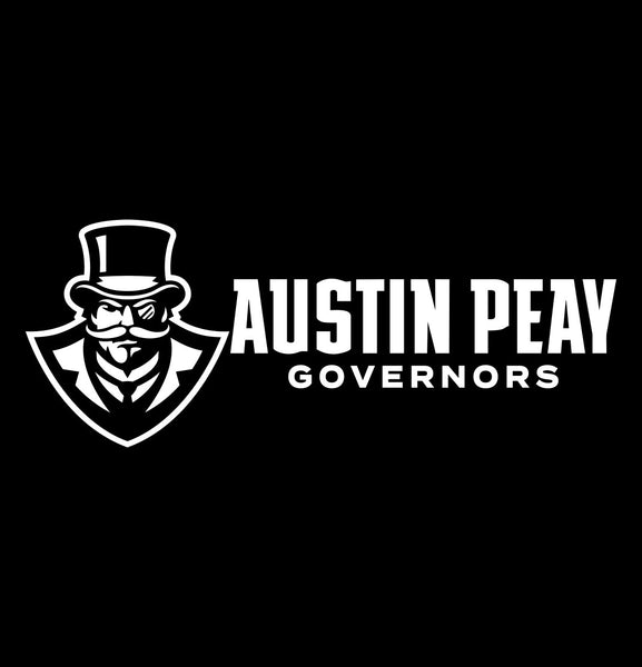 Austin peay governors decal, car decal sticker, college football