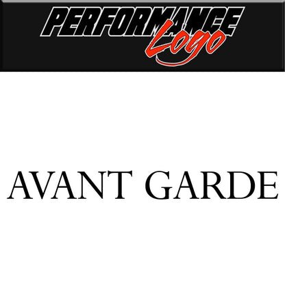 Avant Garde Wheels decal, car decal sticker