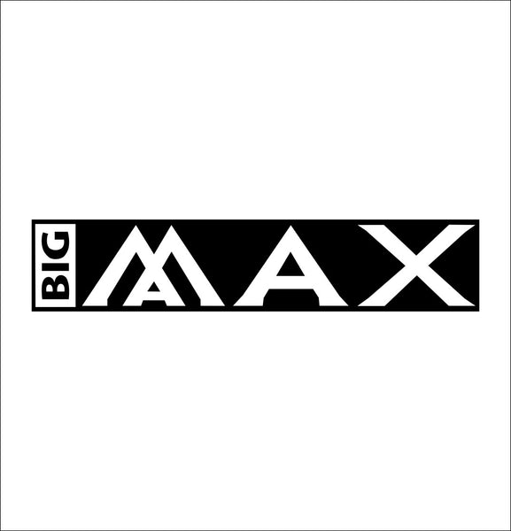 Big Max decal, golf decal, car decal sticker
