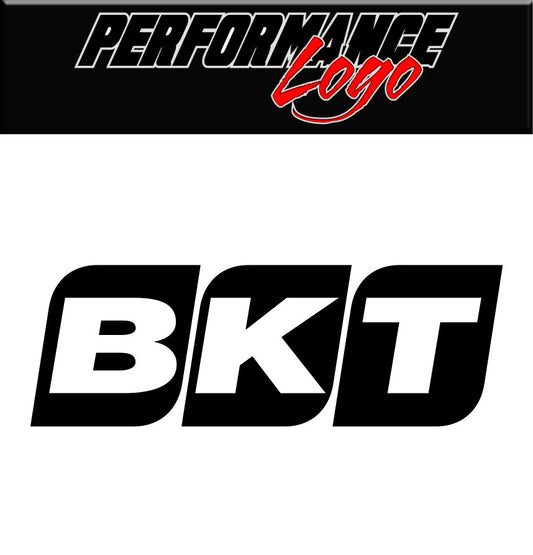 BKT Tires decal, sticker, performance decal, car sticker