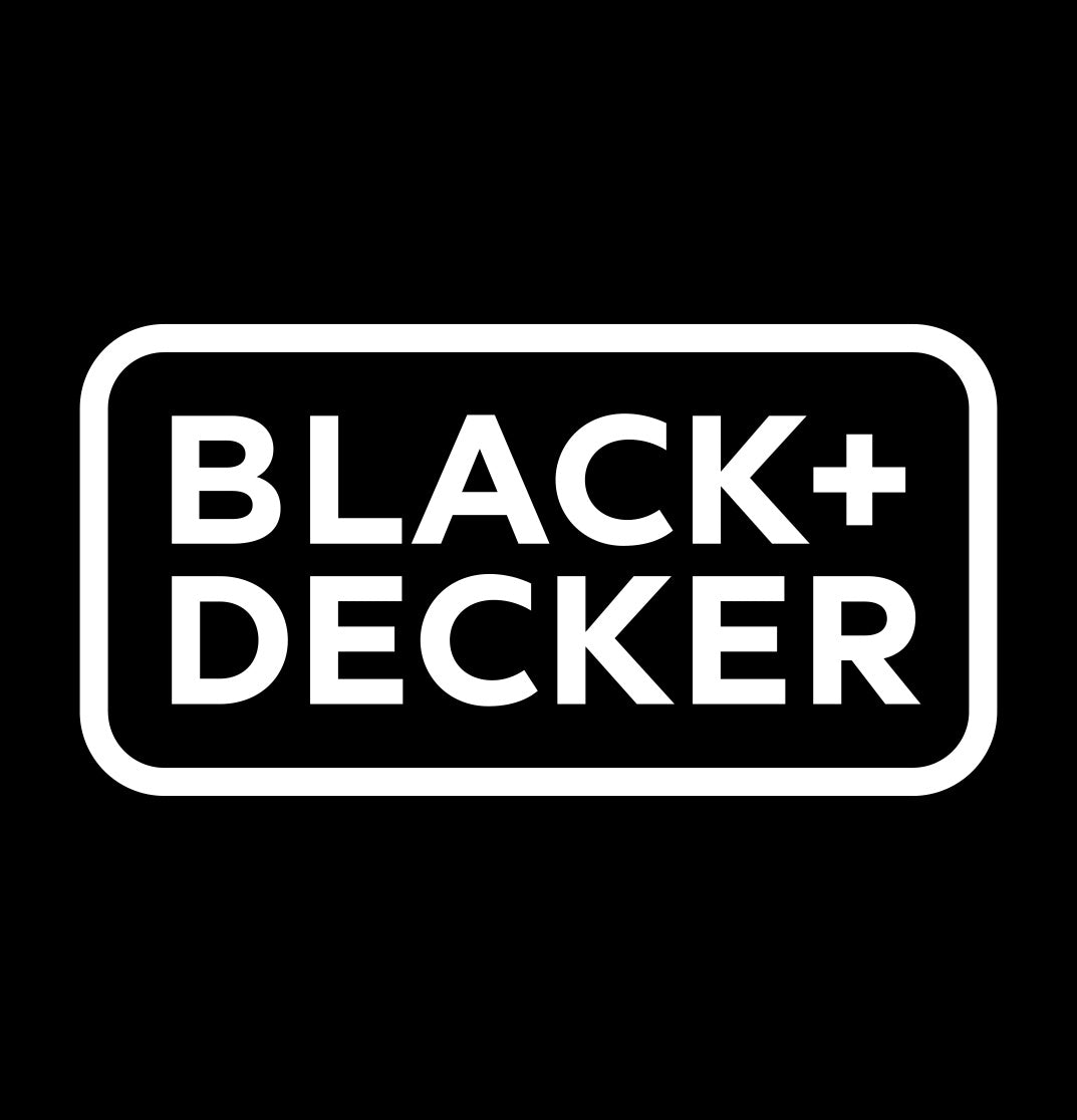 black & decker decal, car decal sticker