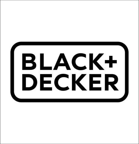 black & decker decal, car decal sticker