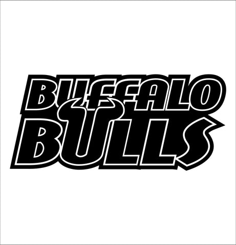 Buffalo Bulls decal, car decal sticker, college football