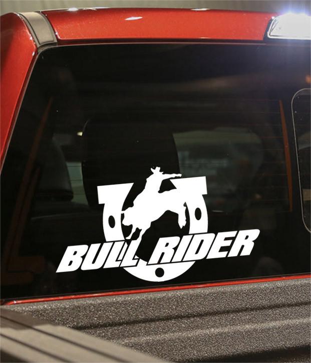 bull rider country & western decal – North 49 Decals