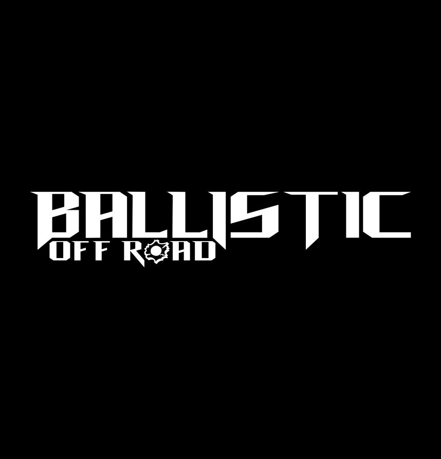 Ballistic Off Road decal, sticker, performance car decal, sticker