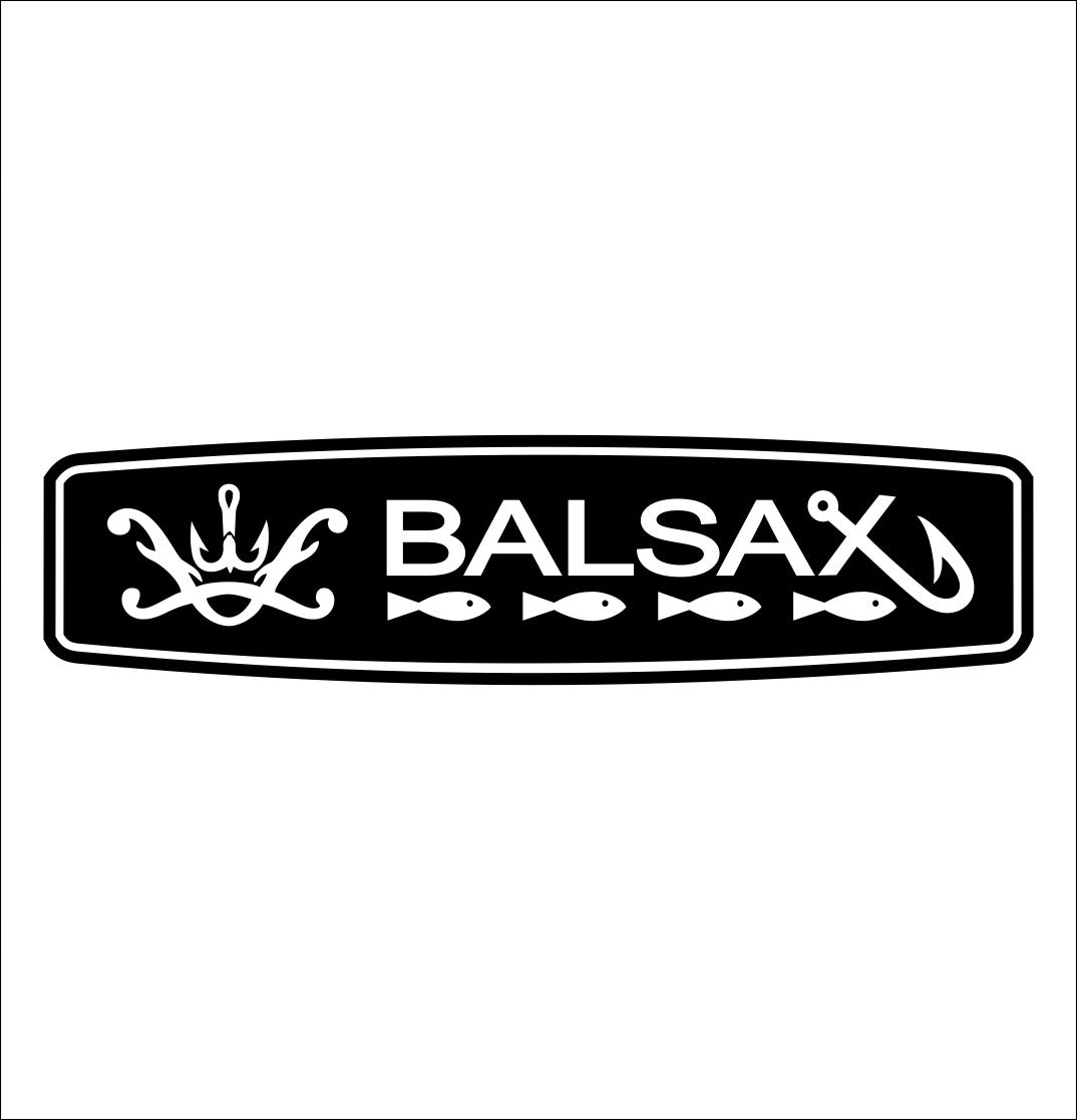 Balsax decal, sticker, fishing hunting decal, car sticker