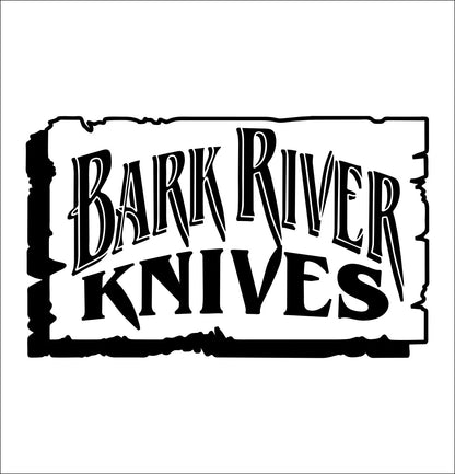 Bark River Knives decal, sticker, fishing hunting decal, car sticker