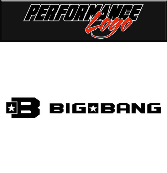 Big Bang Wheels decal, sticker, performance decal, car sticker