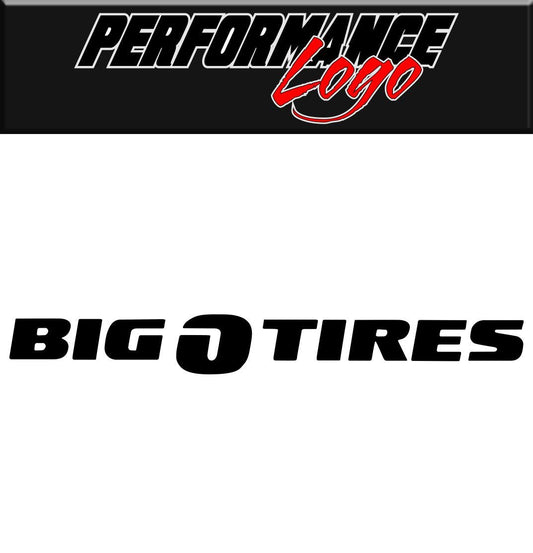 Big O Tires decal, sticker, performance decal, car sticker