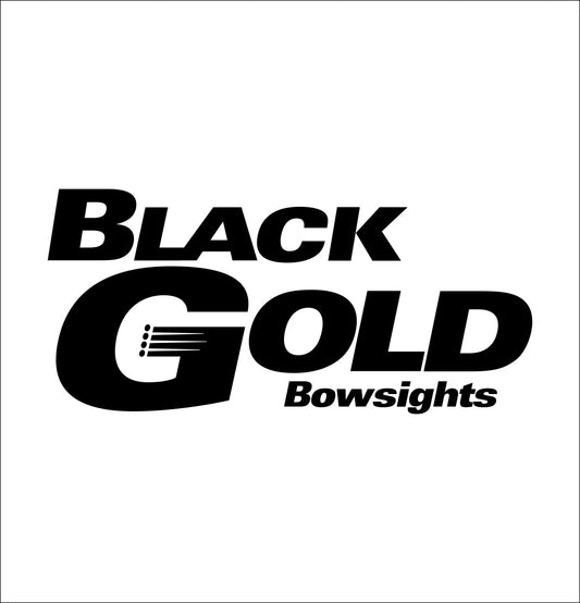 Black Gold Bowsights decal, sticker, hunting fishing decal, car sticker