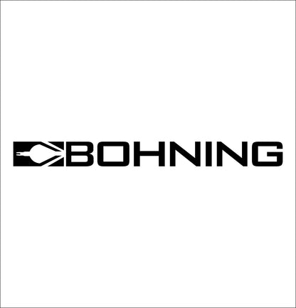 Bohning decal sticker, hunting fishing decal, car sticker