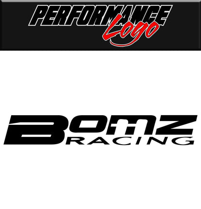 Bomz Racing decal, sticker, performance decal, car sticker
