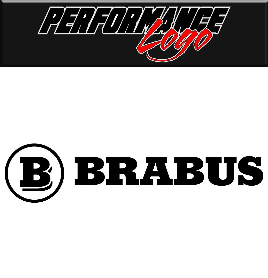  Brabus decal, sticker, performance decal, car sticker