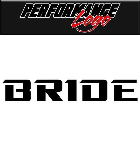 Bride decal, sticker, performance decal, car sticker