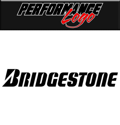 Bridgestone decal, sticker, performance decal, car sticker